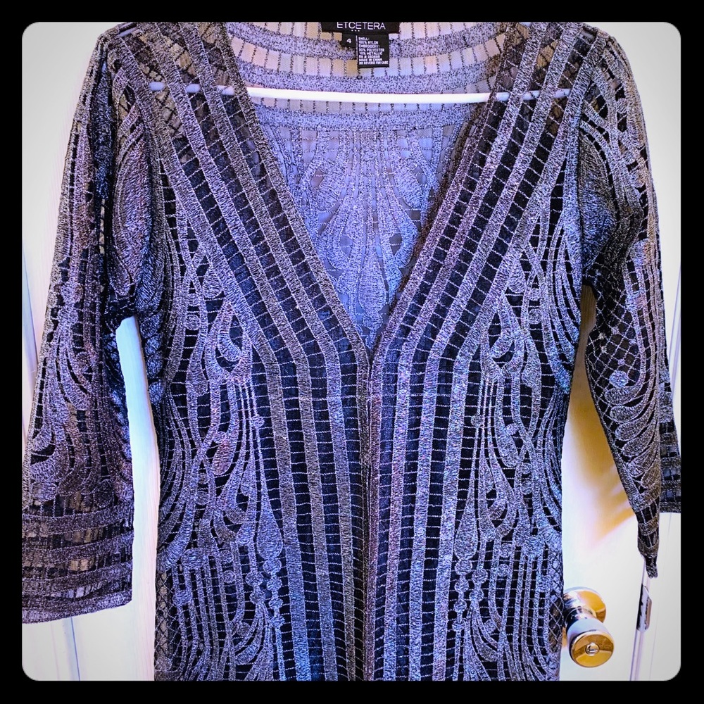 Etcetera Silver Tunic